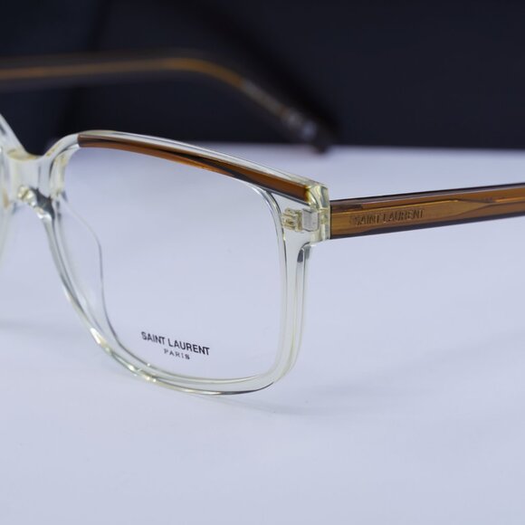 Final Price! Saint Laurent SL599OPT 003 Brown Eyeglasses 58mm - Picture 5 of 11